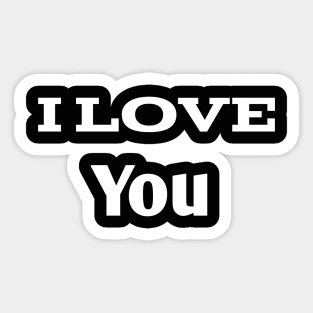 I love you Sticker